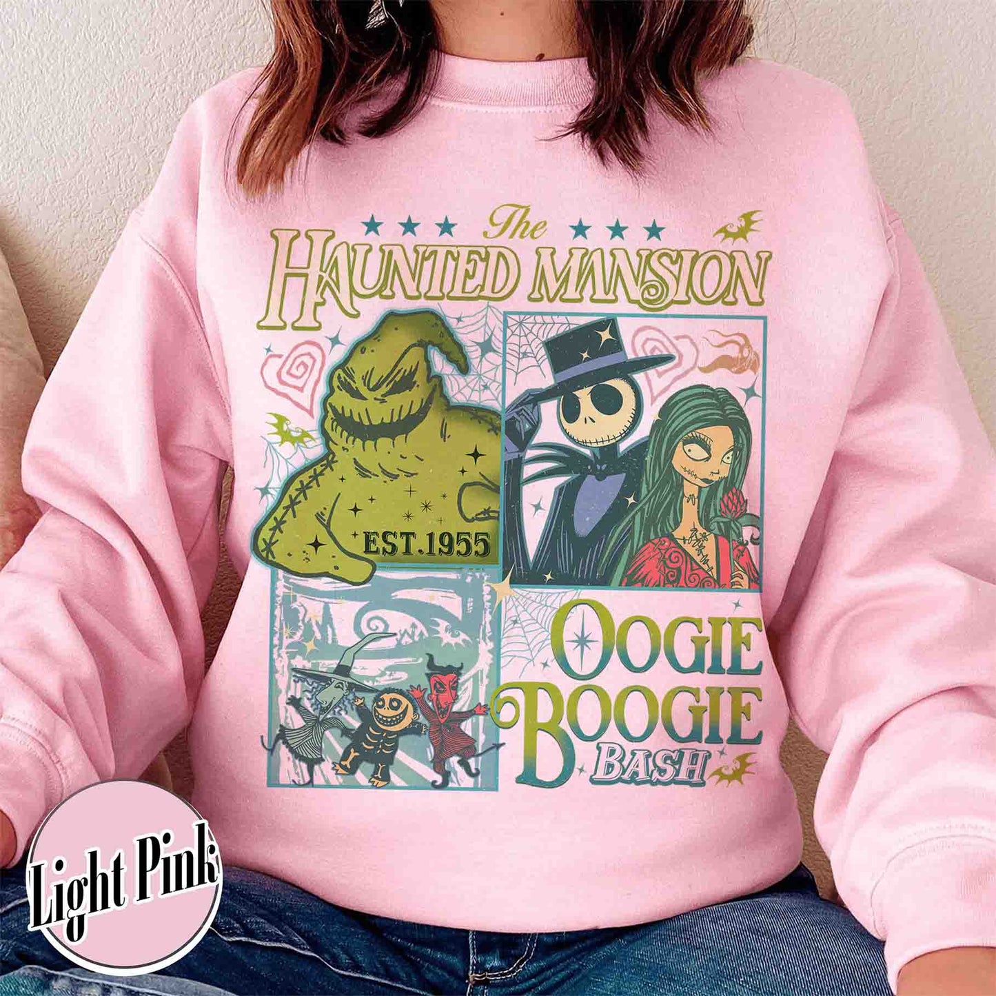 Halloween Sweatshirt, Nightmare on Main Street Sweatshirt, Haunted Mansion Sweatshirt