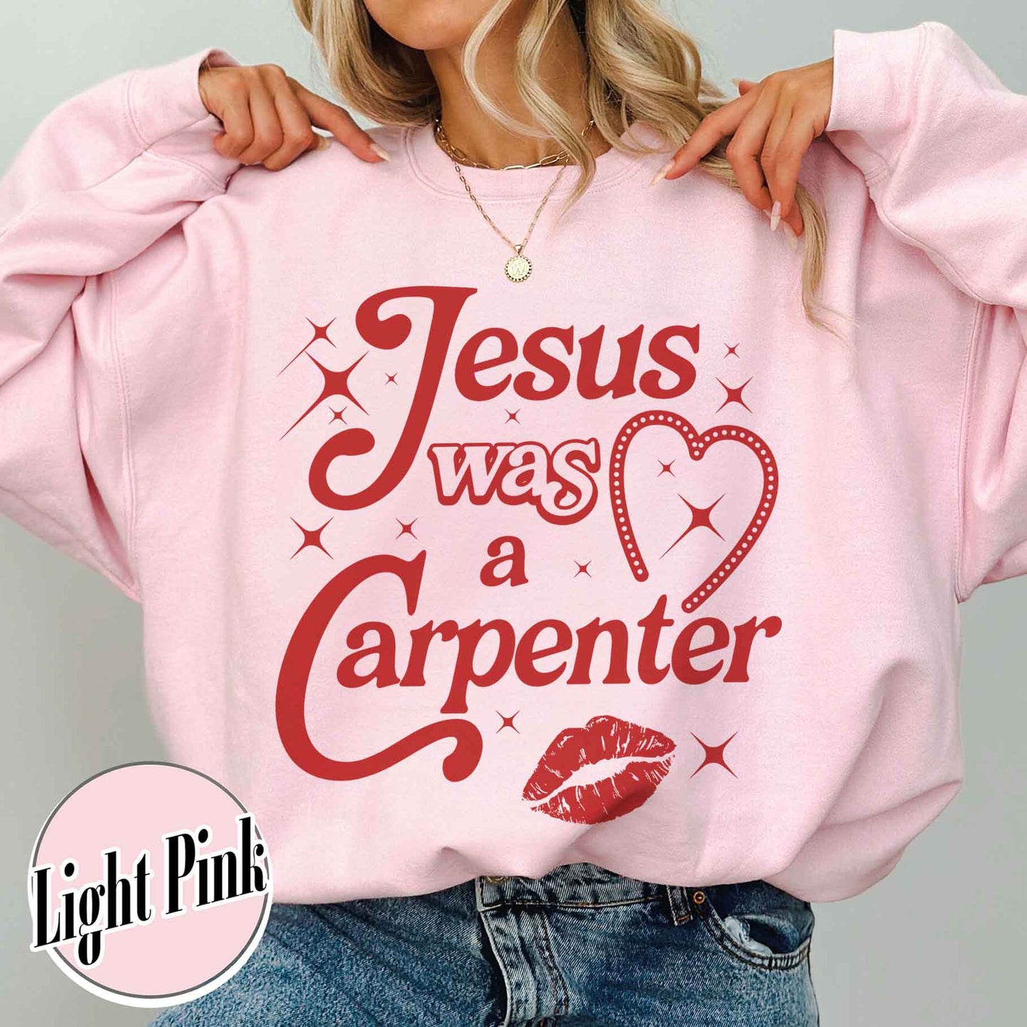 Jesus Was A Carpenter Sweatshirt, Festival Sweatshirt, Vintage Inspired Sweatshirt, Concert Sweatshirt, Soft Girl Aesthetic, Music Lover Gift