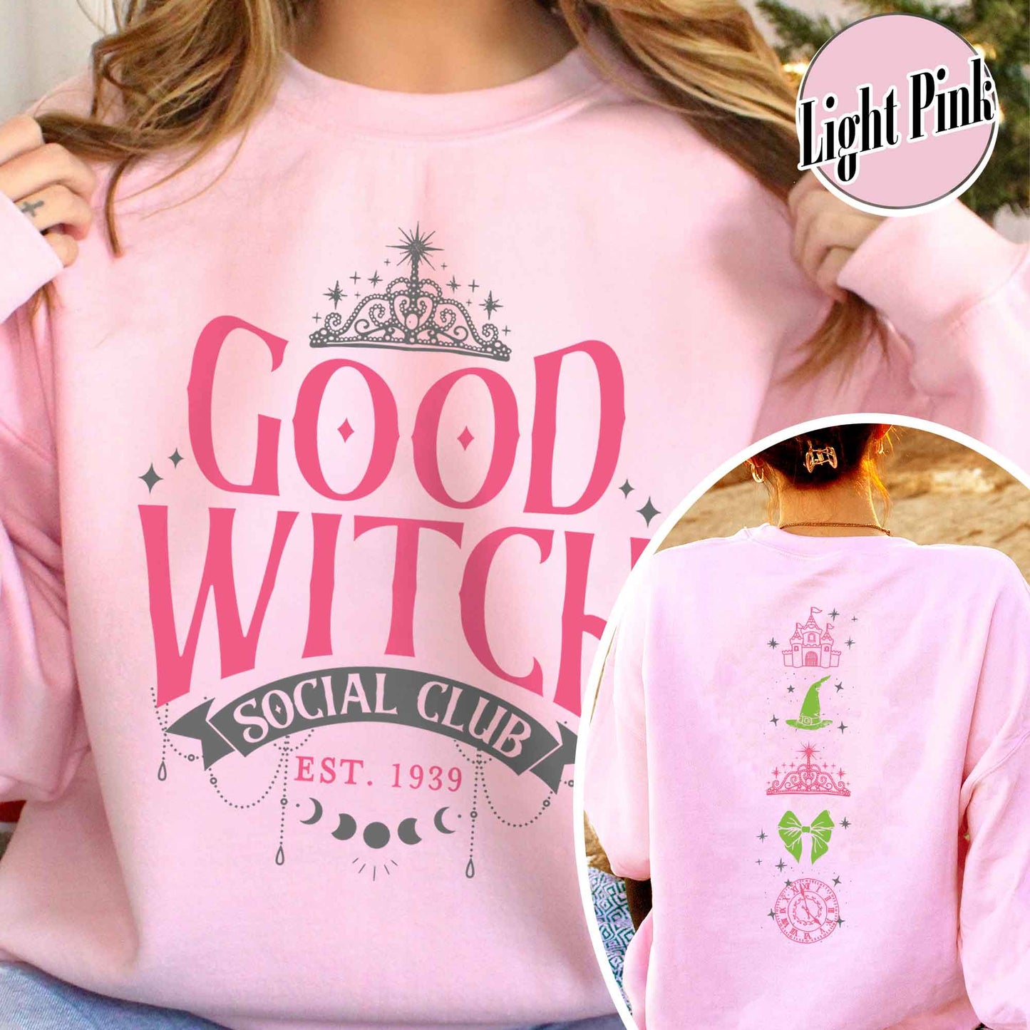 Good Witch Bad Witch Sweatshirt,Good Witch Social Club,Good Witch Sweatshirt,Bad Witch Sweatshirt, Besties Fall Shirt,Besties Witch Shirt