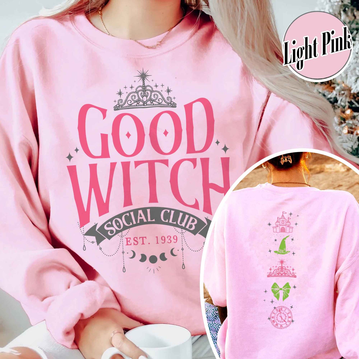 Good Witch Bad Witch Sweatshirt,Good Witch Social Club,Good Witch Sweatshirt,Bad Witch Sweatshirt, Besties Fall Shirt,Besties Witch Shirt