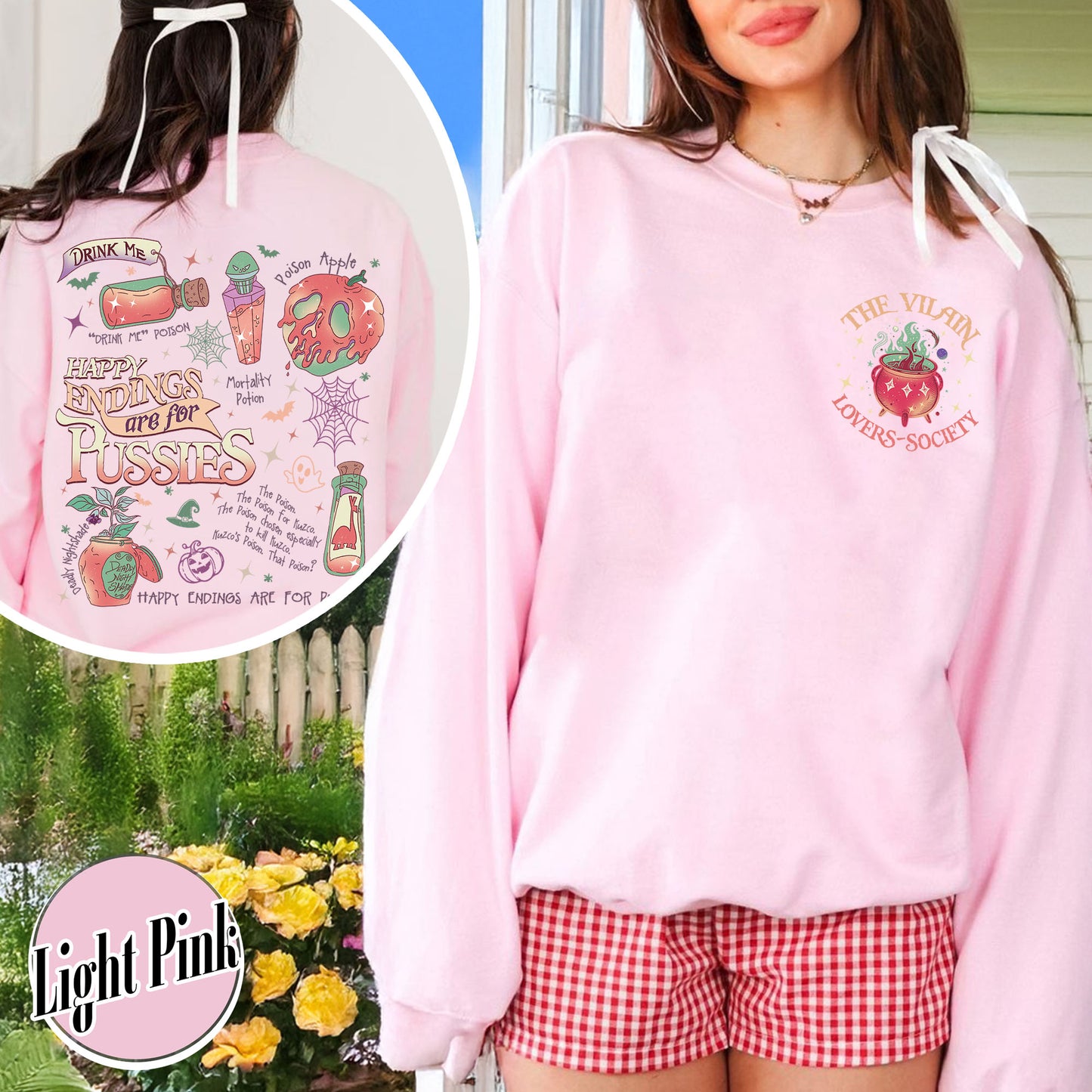 Halloween Sweatshirt, Pick Your Poison Sweatshirt, Villain Sweatshirt, Kuzco Poison Sweatshirt, Poison Apple Sweatshirt