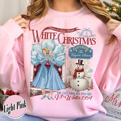 Christmas Movie Lover Sweatshirt, Christmas Sister Sister Sweatshirt, Wallace and Davis Sweatshirt