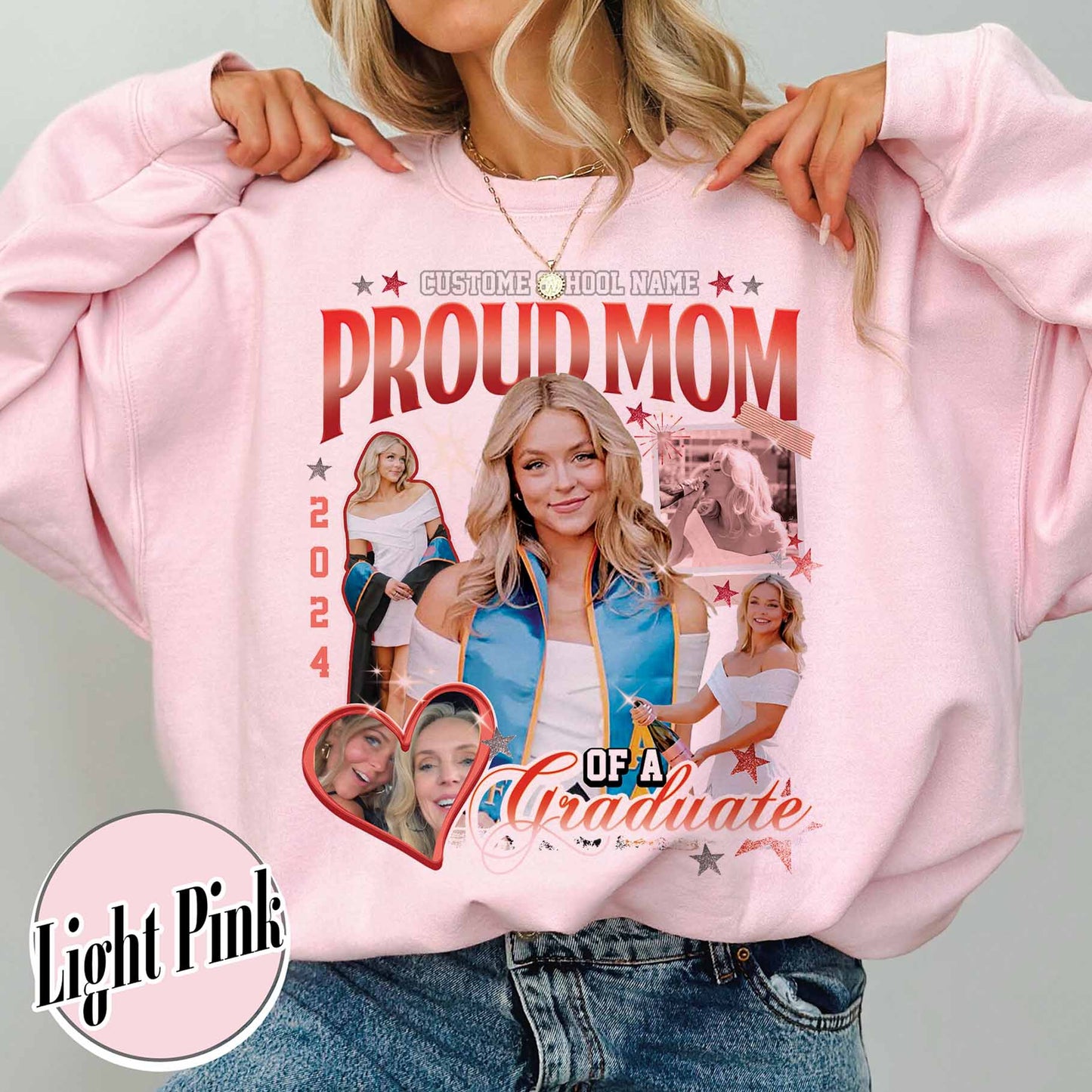 Custom Family Graduation Sweatshirt, Senior 2025 Family Matching T Shirt, Class of 2025 Family Graduation Shirts, Custom Graduation Shirts Photos