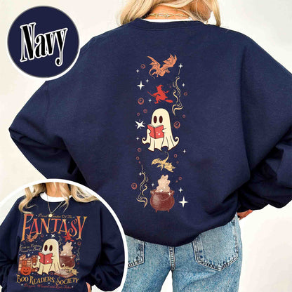 Bookish Sweatshirt, Fantasy Reader Sweatshirt, Boo Readers Society Sweatshirt, Fantasy Dragon Shirt