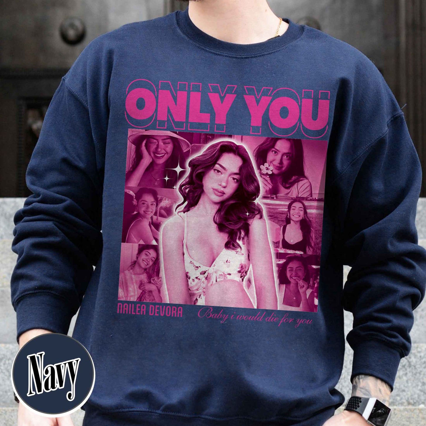 Valentine’s Day Sweatshirt, Only You Photo Custom Sweatshirt, Custom Sweatshirt With Picture for Boyfriend