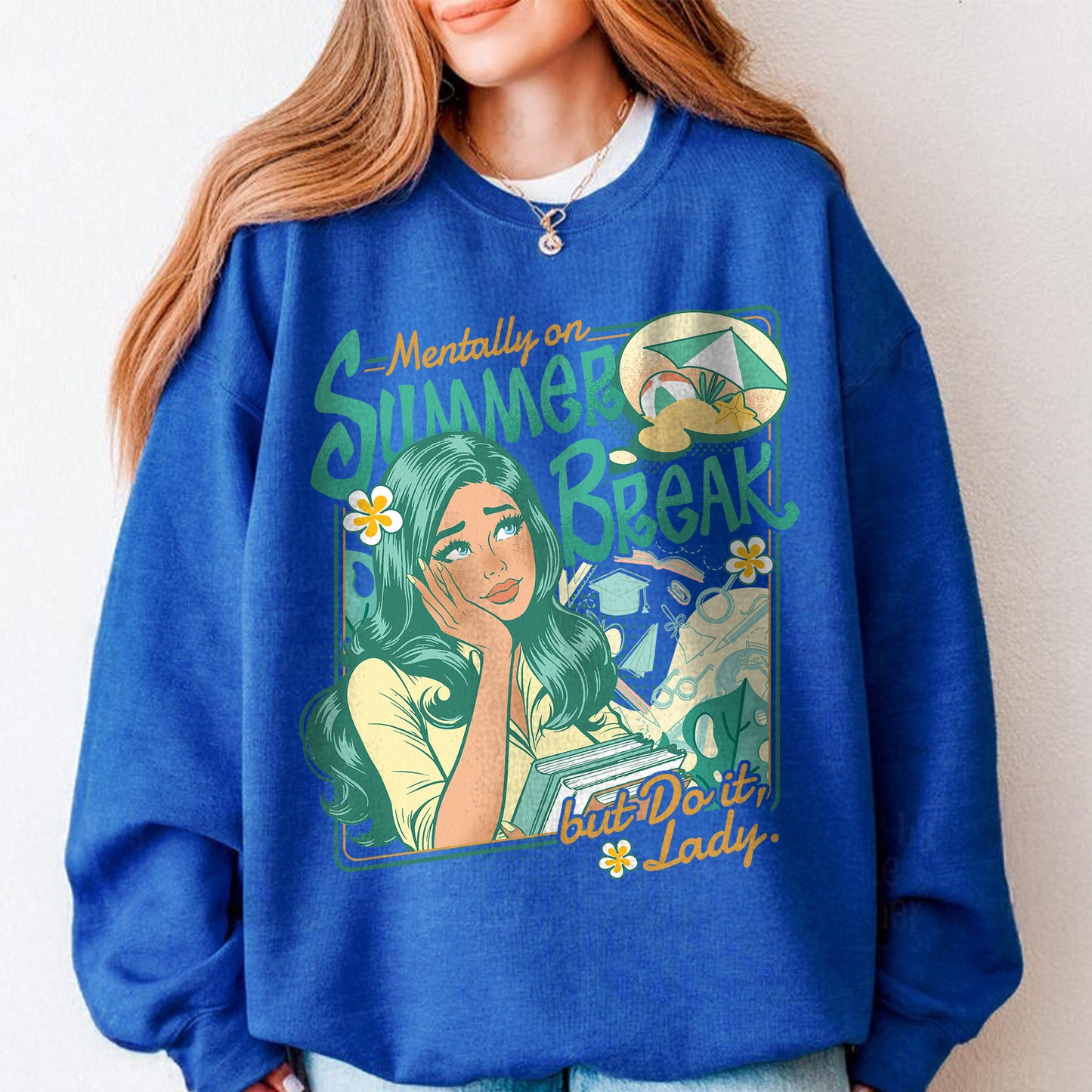 Do It Lady Sweatshirt, Funny Viral Meme Sweatshirt, Sweatshirt Humor Top, Retro Parody Sweatshirt, TikTok Trend Sweatshirt, Funny Gift for Women