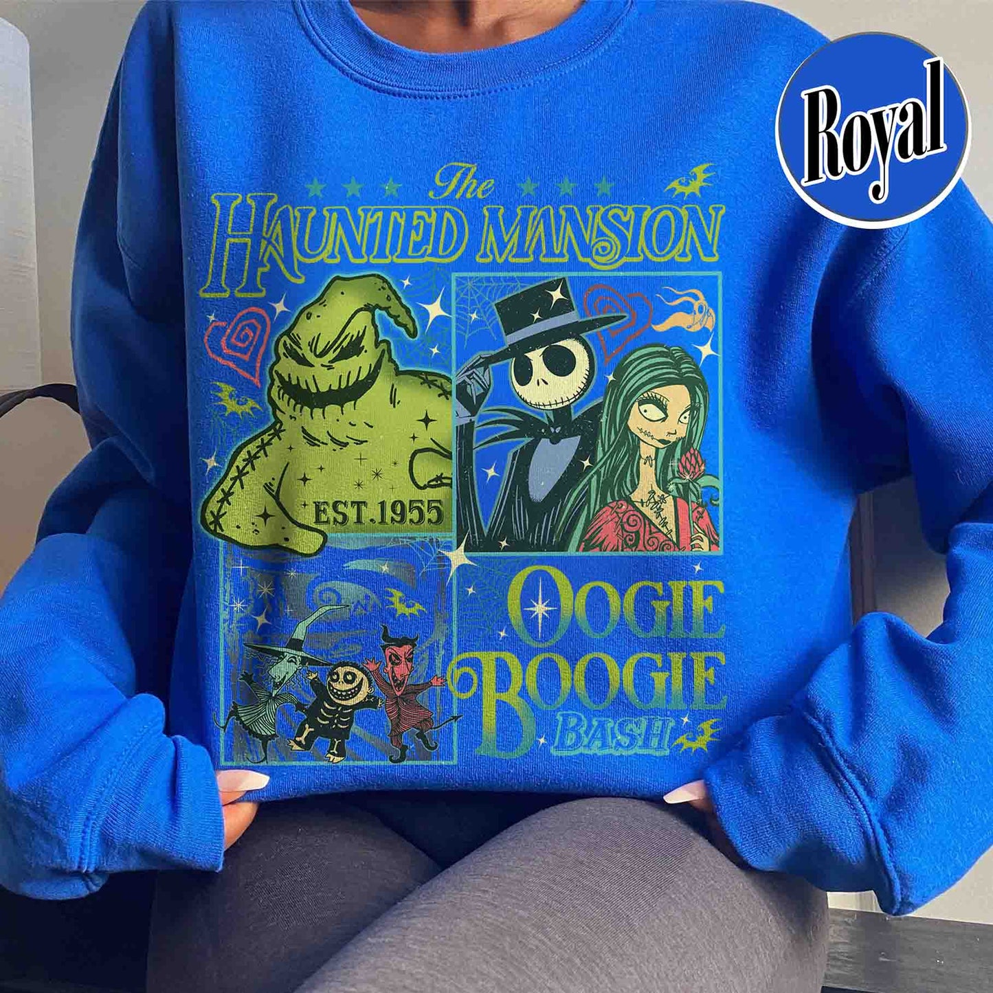 Halloween Sweatshirt, Nightmare on Main Street Sweatshirt, Haunted Mansion Sweatshirt