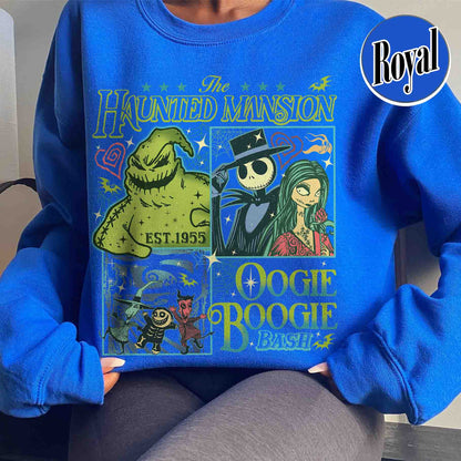 Halloween Sweatshirt, Nightmare on Main Street Sweatshirt, Haunted Mansion Sweatshirt