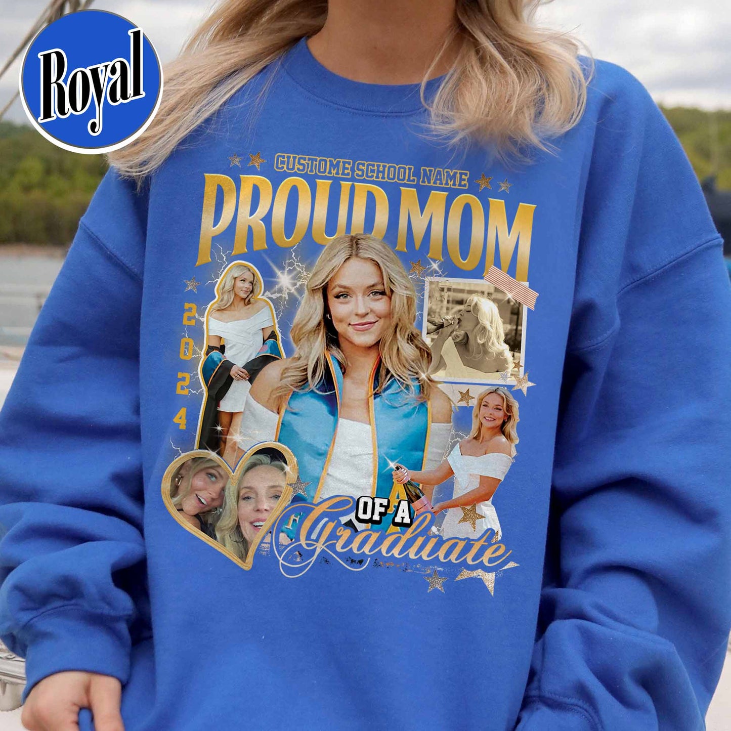 Custom Family Graduation Sweatshirt, Senior 2025 Family Matching T Shirt, Class of 2025 Family Graduation Shirts, Custom Graduation Shirts Photos