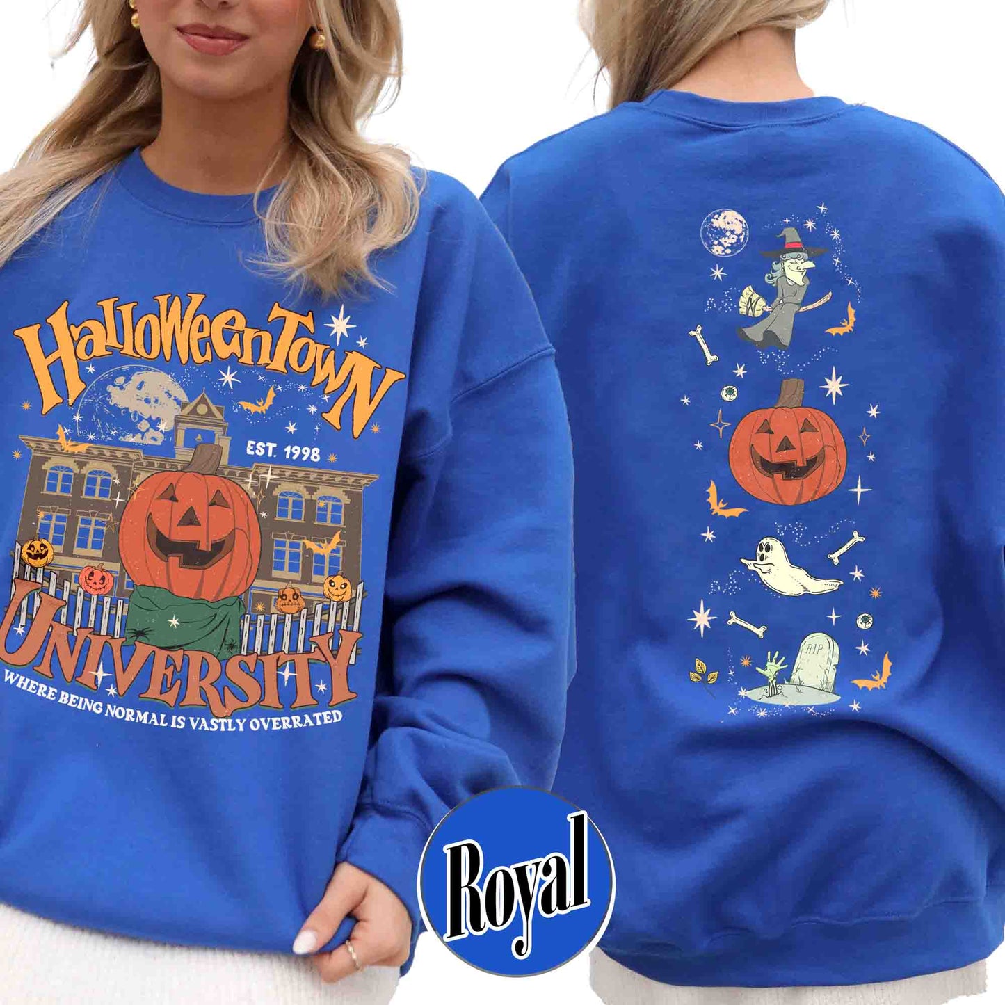 Halloween Sweatshirt, Halloweentown Est 1998 Sweatshirt, Halloweentown University Sweatshirt