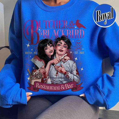 Bookish Sweatshirt, Butcher and Blackbird Sweatshirt, Dark Romance Social Club Sweatshirt, Booklover Gift