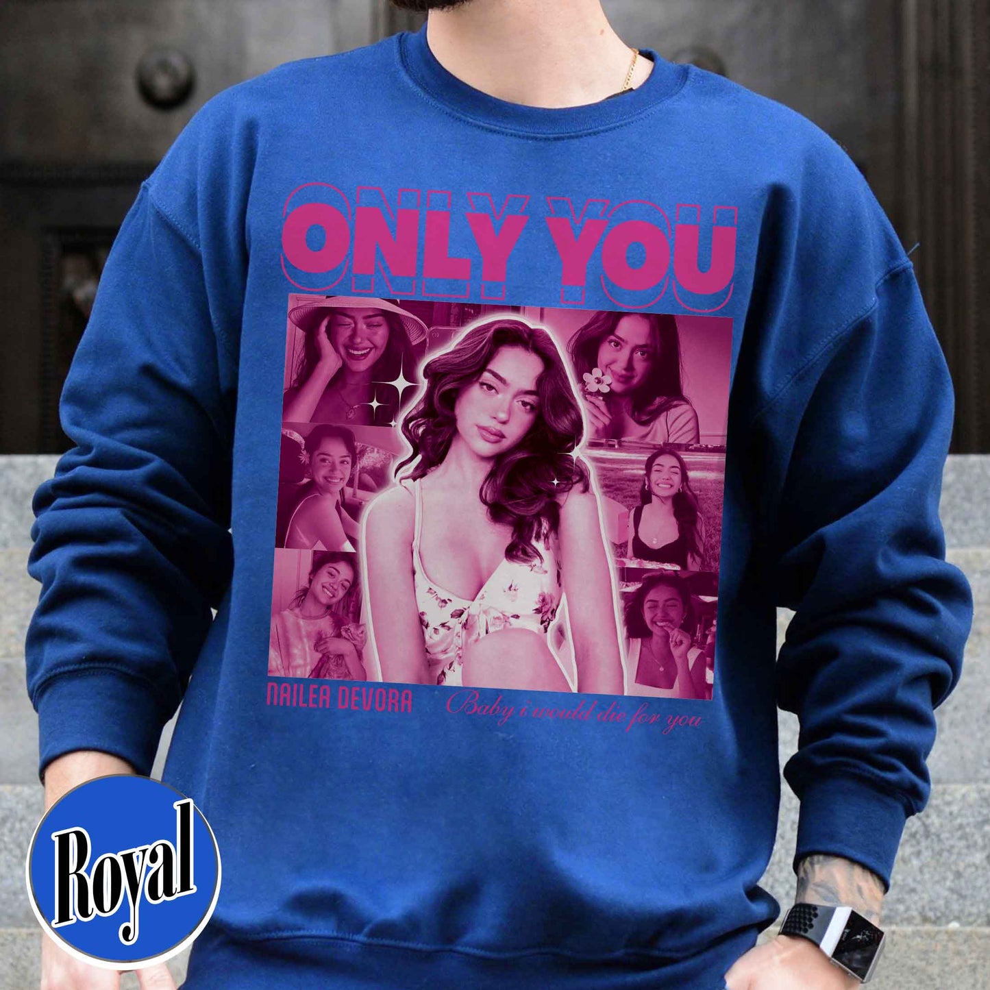Valentine’s Day Sweatshirt, Only You Photo Custom Sweatshirt, Custom Sweatshirt With Picture for Boyfriend