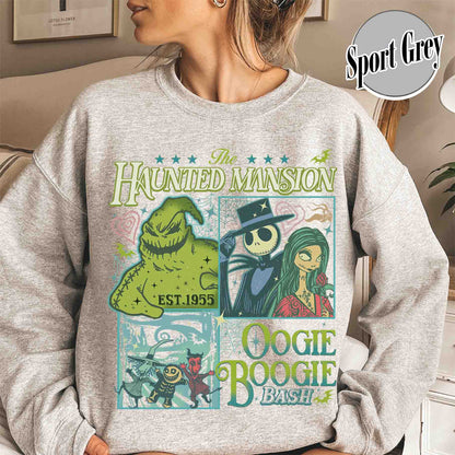 Halloween Sweatshirt, Nightmare on Main Street Sweatshirt, Haunted Mansion Sweatshirt