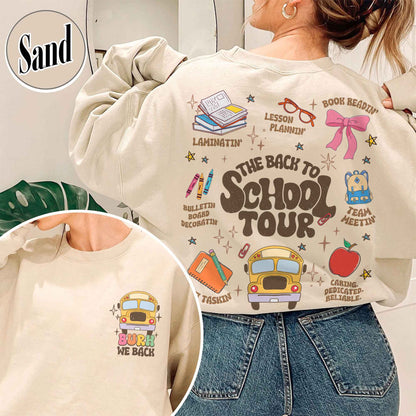 Bruh We Are Back Sweatshirt, Teacher Sweatshirt, Love My Students, Back to School Sweatshirt, Coquette Teacher, Teach Love Inspire, Teacher Gift