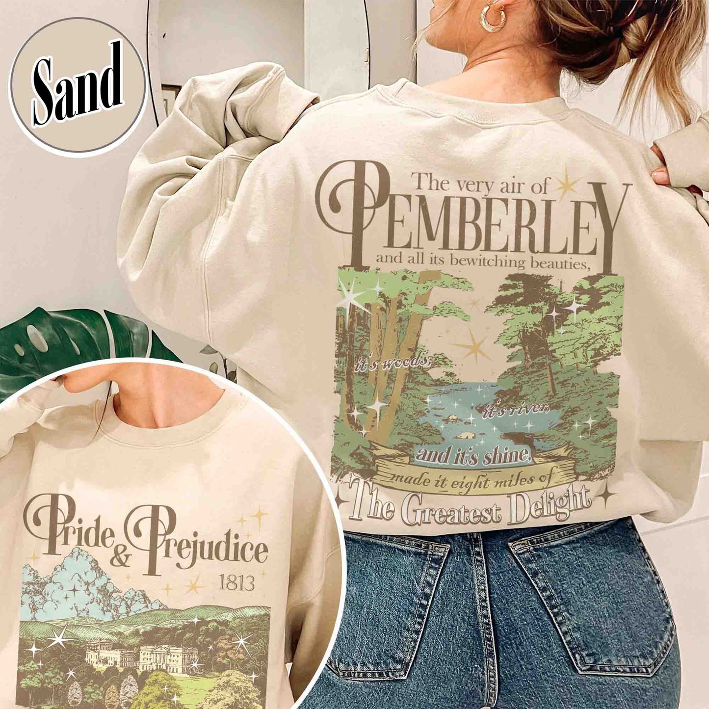 Bookish Sweatshirt, Pemberley Est 1813 Sweatshirt,, Pride and Prejudice Sweatshirt,, Jane Austen Mr Darcy Sweatshirt,