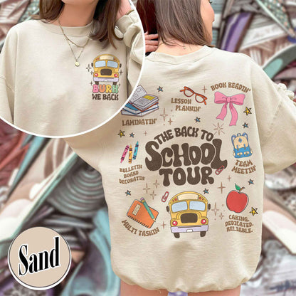 Bruh We Are Back Sweatshirt, Teacher Sweatshirt, Love My Students, Back to School Sweatshirt, Coquette Teacher, Teach Love Inspire, Teacher Gift