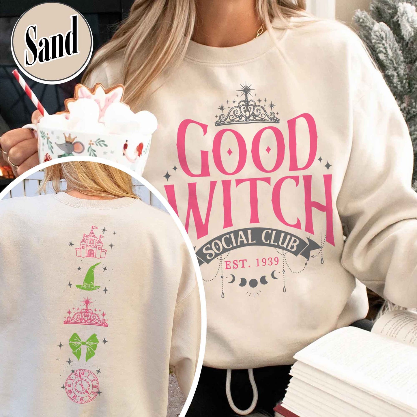 Good Witch Bad Witch Sweatshirt,Good Witch Social Club,Good Witch Sweatshirt,Bad Witch Sweatshirt, Besties Fall Shirt,Besties Witch Shirt