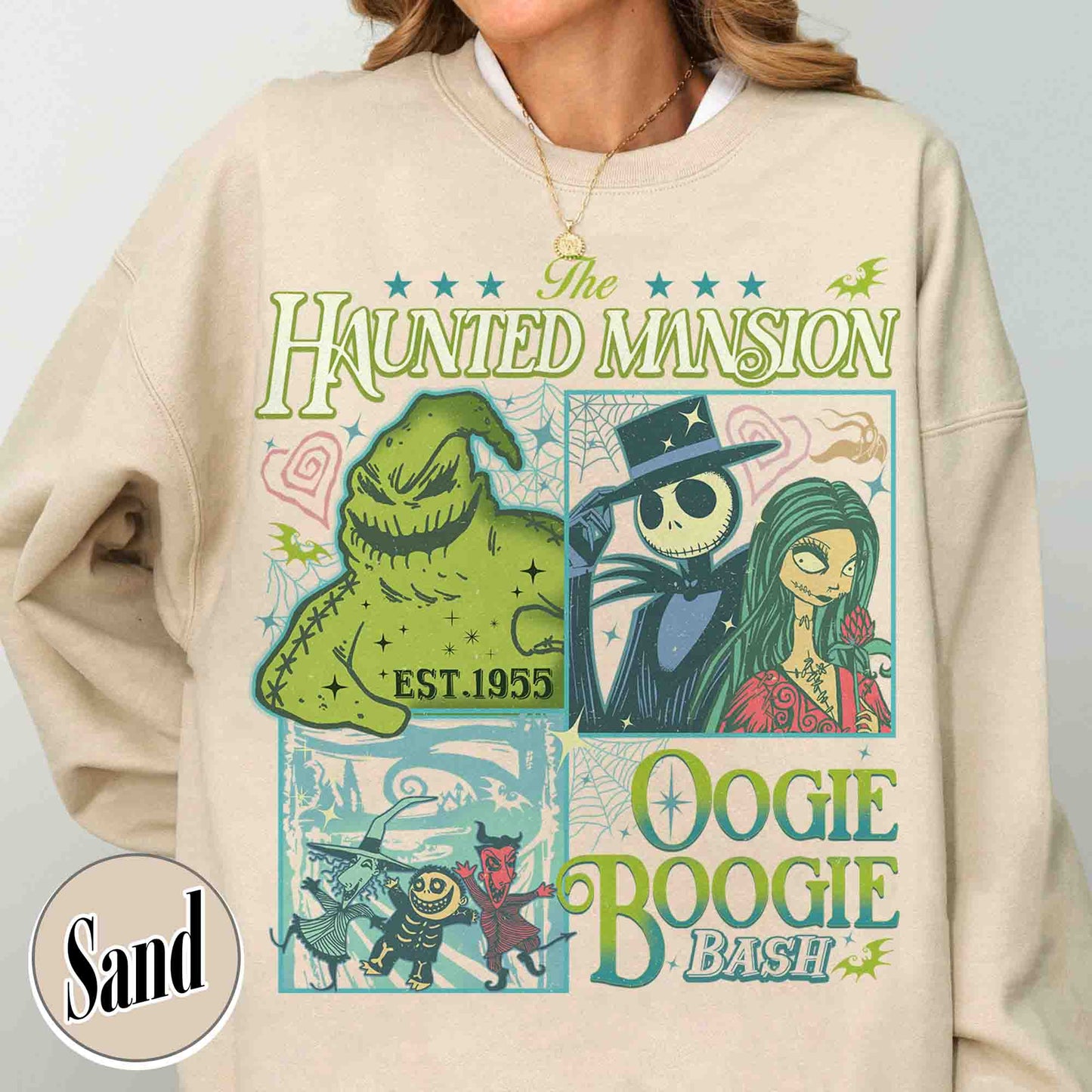 Halloween Sweatshirt, Nightmare on Main Street Sweatshirt, Haunted Mansion Sweatshirt