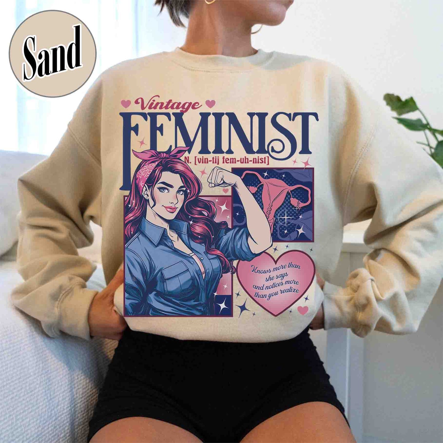 Feminist Sweatshirt, Empowered Women Sweatshirt, Equality Sweatshirt, Women Rights Sweatshirt