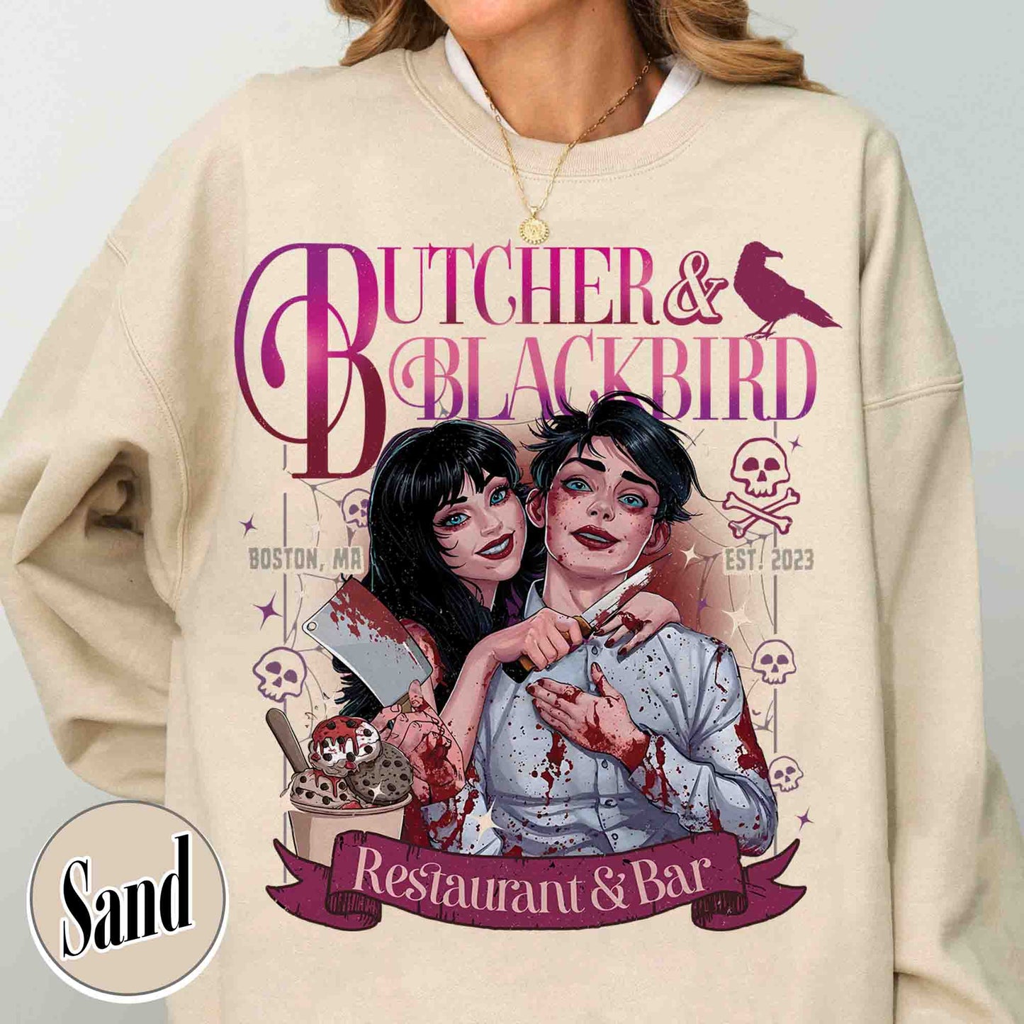 Bookish Sweatshirt, Butcher and Blackbird Sweatshirt, Dark Romance Social Club Sweatshirt, Booklover Gift