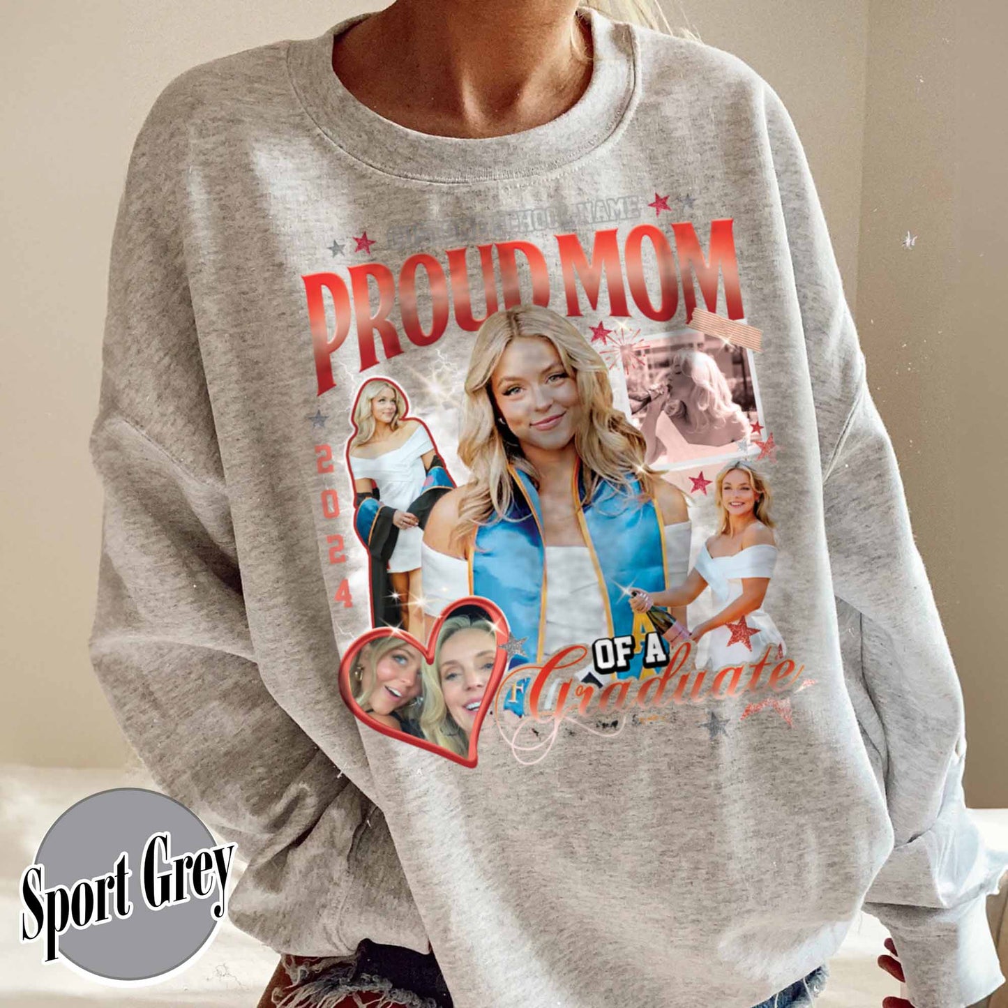 Custom Family Graduation Sweatshirt, Senior 2025 Family Matching T Shirt, Class of 2025 Family Graduation Shirts, Custom Graduation Shirts Photos