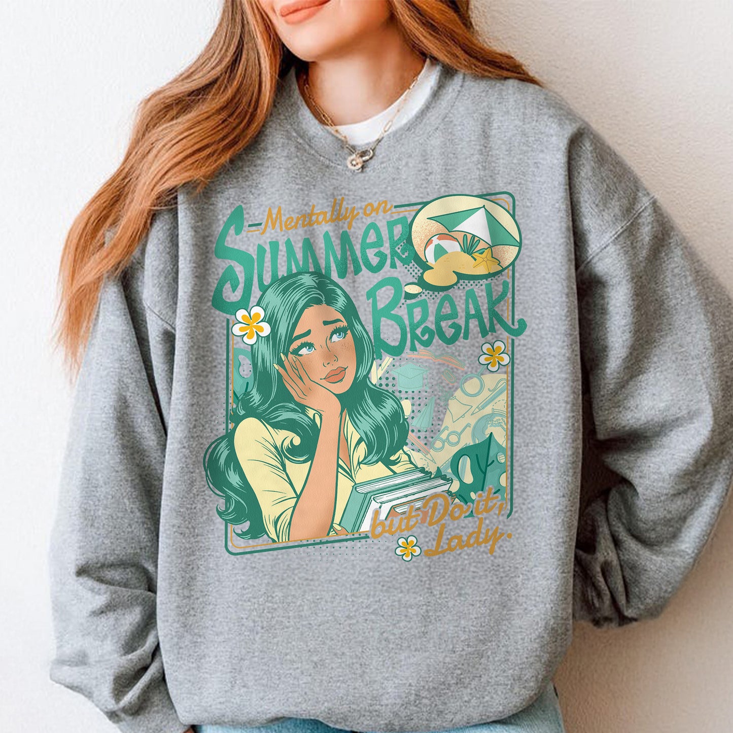 Do It Lady Sweatshirt, Funny Viral Meme Sweatshirt, Sweatshirt Humor Top, Retro Parody Sweatshirt, TikTok Trend Sweatshirt, Funny Gift for Women