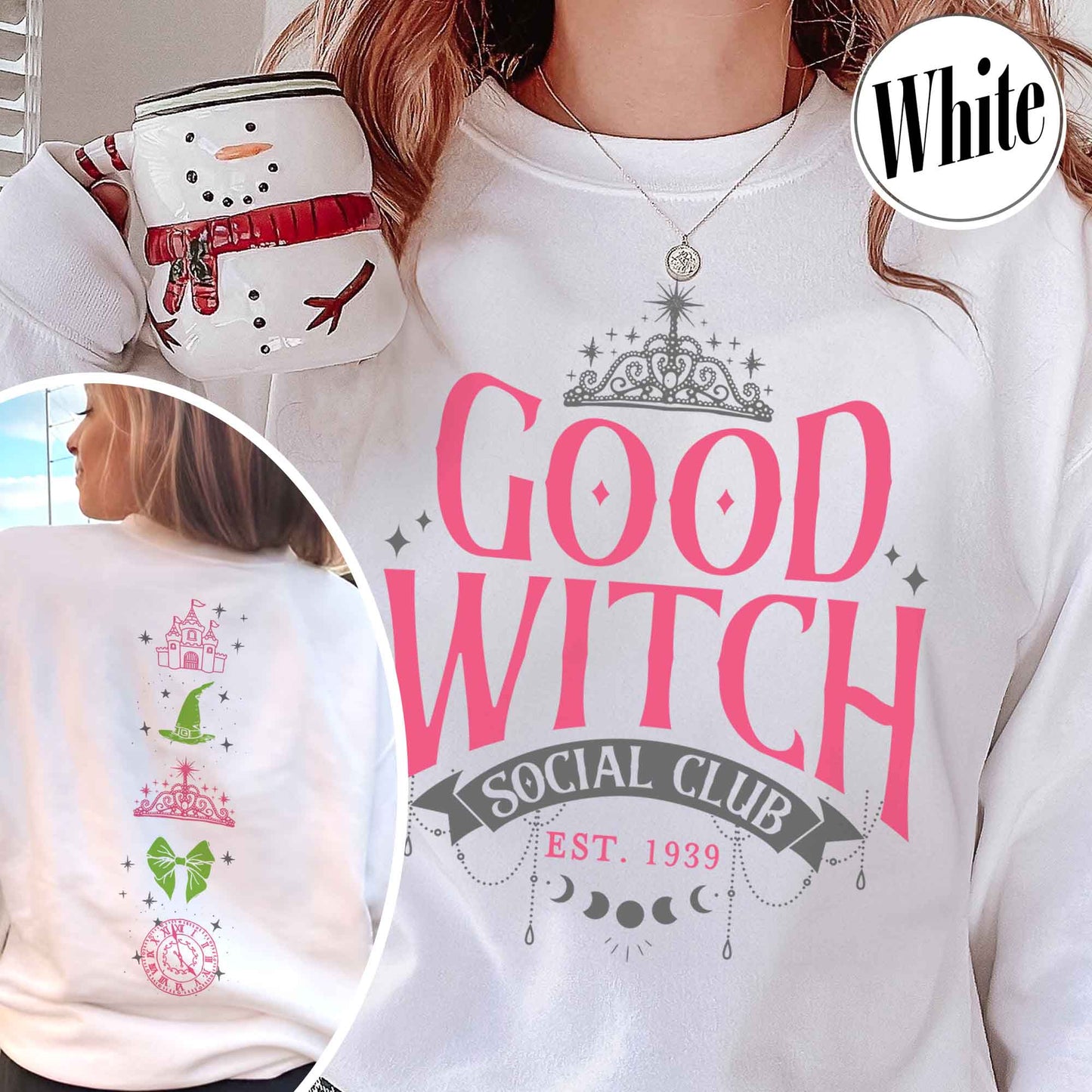 Good Witch Bad Witch Sweatshirt,Good Witch Social Club,Good Witch Sweatshirt,Bad Witch Sweatshirt, Besties Fall Shirt,Besties Witch Shirt