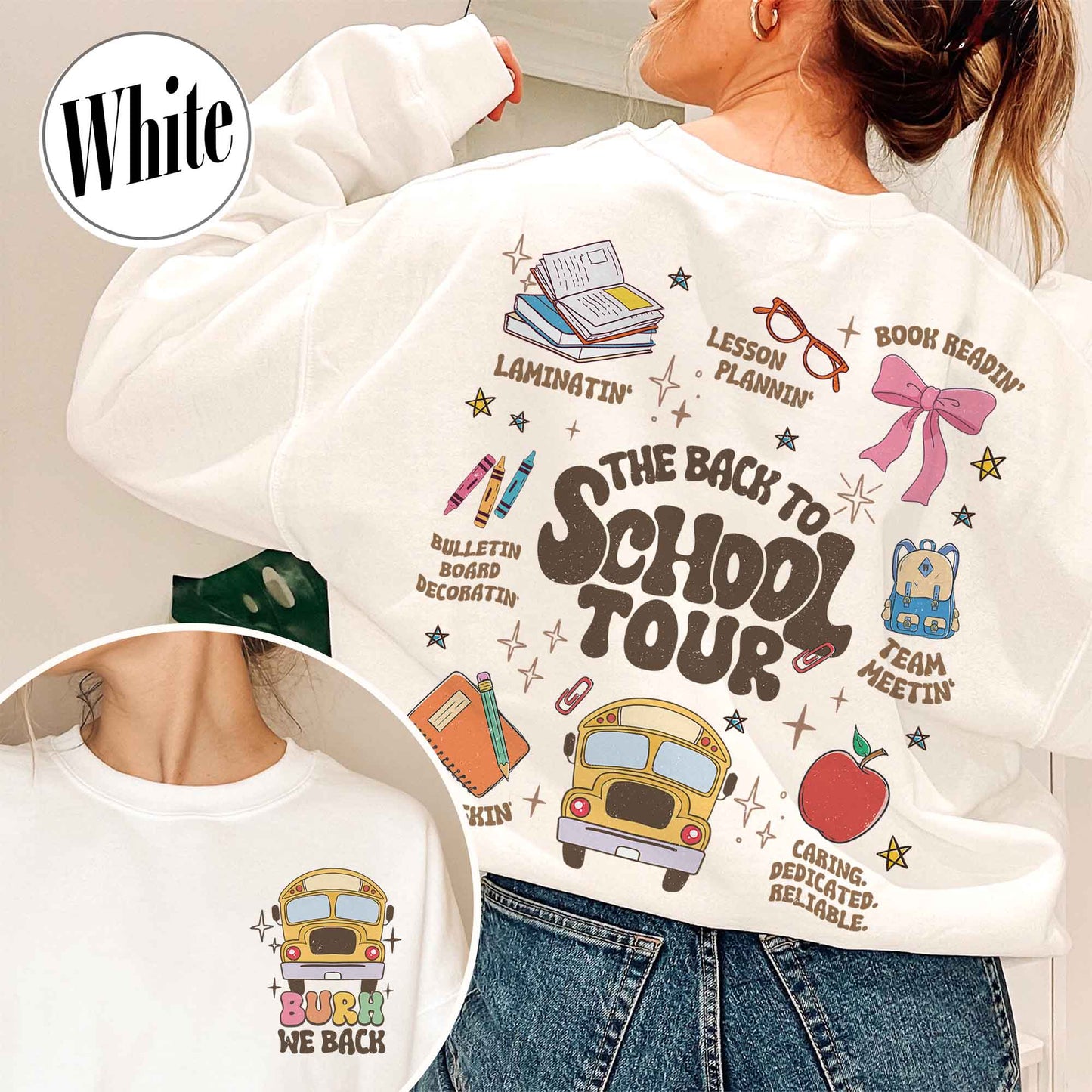 Bruh We Are Back Sweatshirt, Teacher Sweatshirt, Love My Students, Back to School Sweatshirt, Coquette Teacher, Teach Love Inspire, Teacher Gift