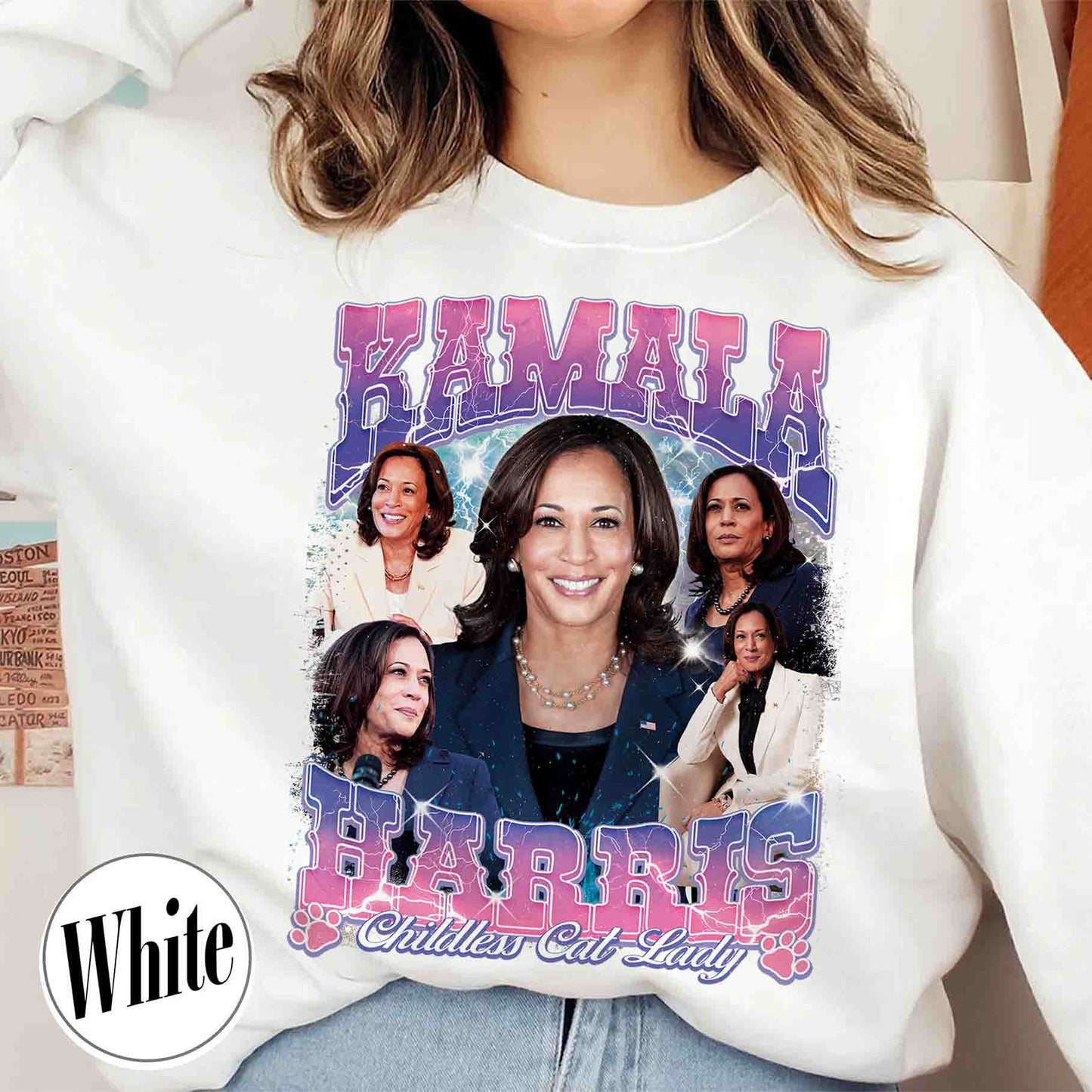 Election Sweatshirt, Madam President Bootleg Sweatshirt, Vote 2024 Bootleg, Presidential Election 2024