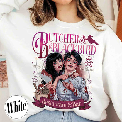 Bookish Sweatshirt, Butcher and Blackbird Sweatshirt, Dark Romance Social Club Sweatshirt, Booklover Gift