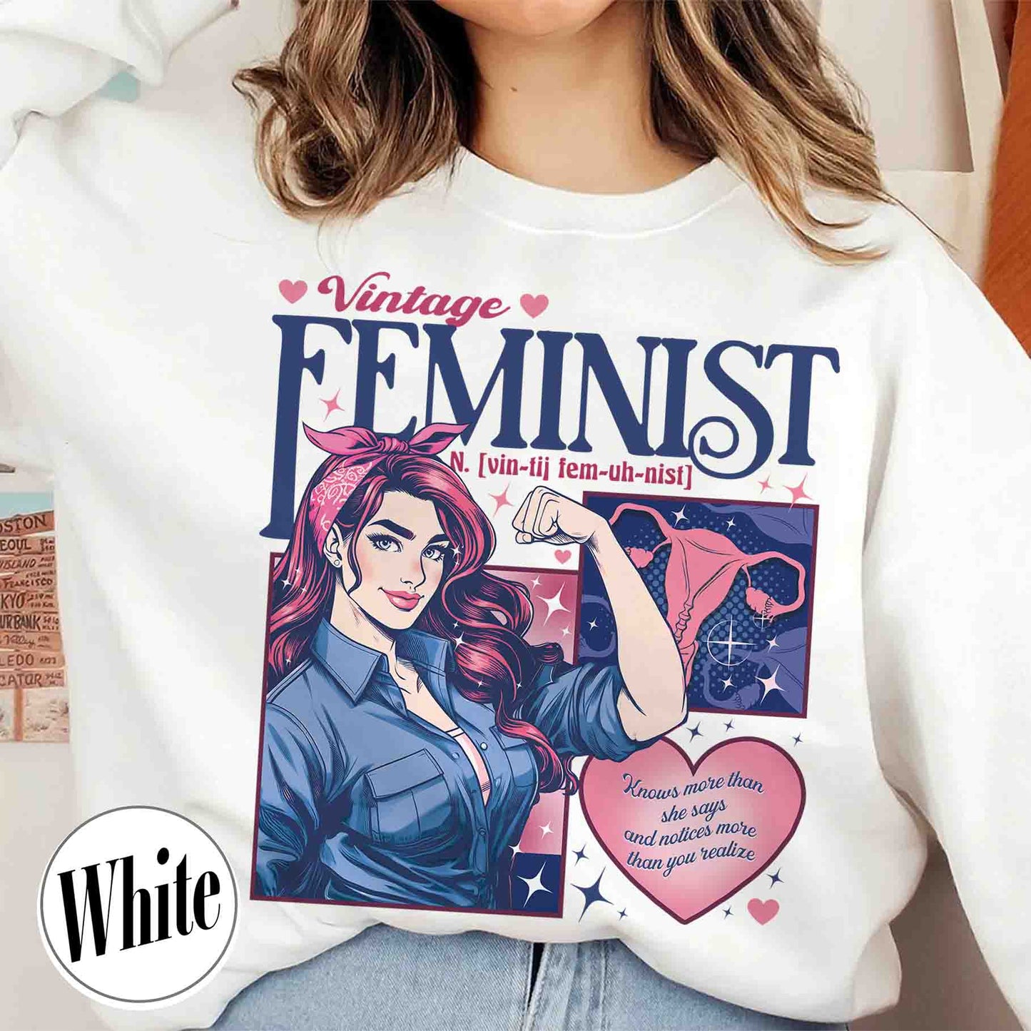 Feminist Sweatshirt, Empowered Women Sweatshirt, Equality Sweatshirt, Women Rights Sweatshirt