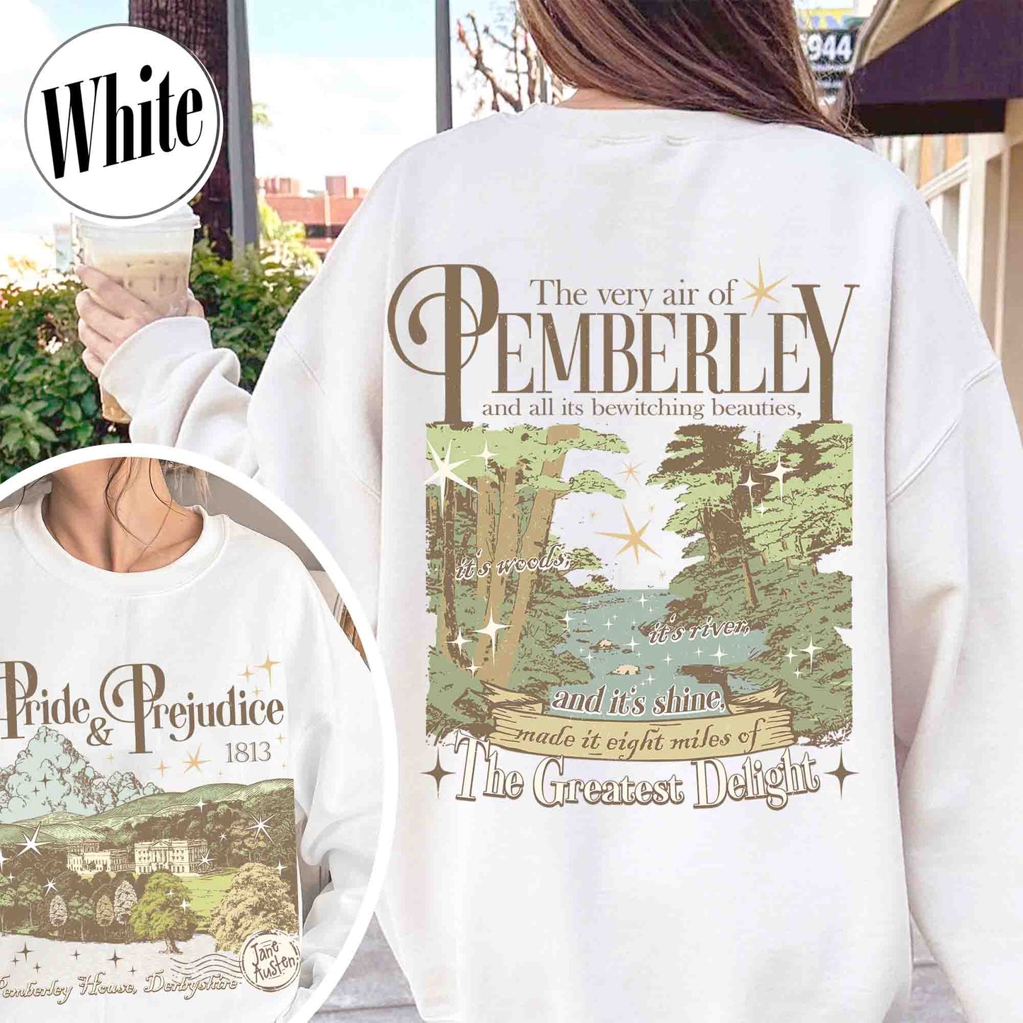 Bookish Sweatshirt, Pemberley Est 1813 Sweatshirt,, Pride and Prejudice Sweatshirt,, Jane Austen Mr Darcy Sweatshirt,