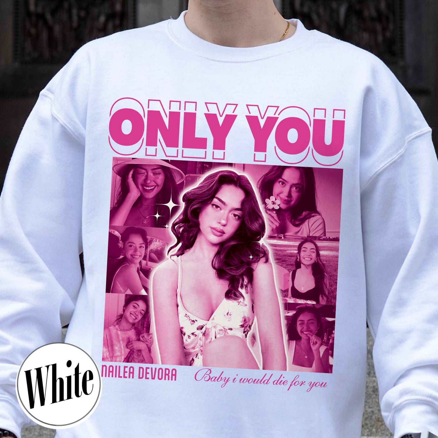 Valentine’s Day Sweatshirt, Only You Photo Custom Sweatshirt, Custom Sweatshirt With Picture for Boyfriend