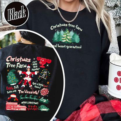 Christmas Tree Farm Sweatshirt, Farm Fresh Christmas Trees Sweatshirt, Christmas Tree Farm a Real Beaut Guaranteed Shirt, Tree Farm Since 1989