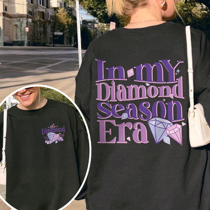 In My Diamond Season Era, Bridgerton Inspired Regency Aesthetic for Book Lover Sweatshirt