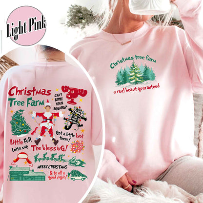 Christmas Tree Farm Sweatshirt, Farm Fresh Christmas Trees Sweatshirt, Christmas Tree Farm a Real Beaut Guaranteed Shirt, Tree Farm Since 1989