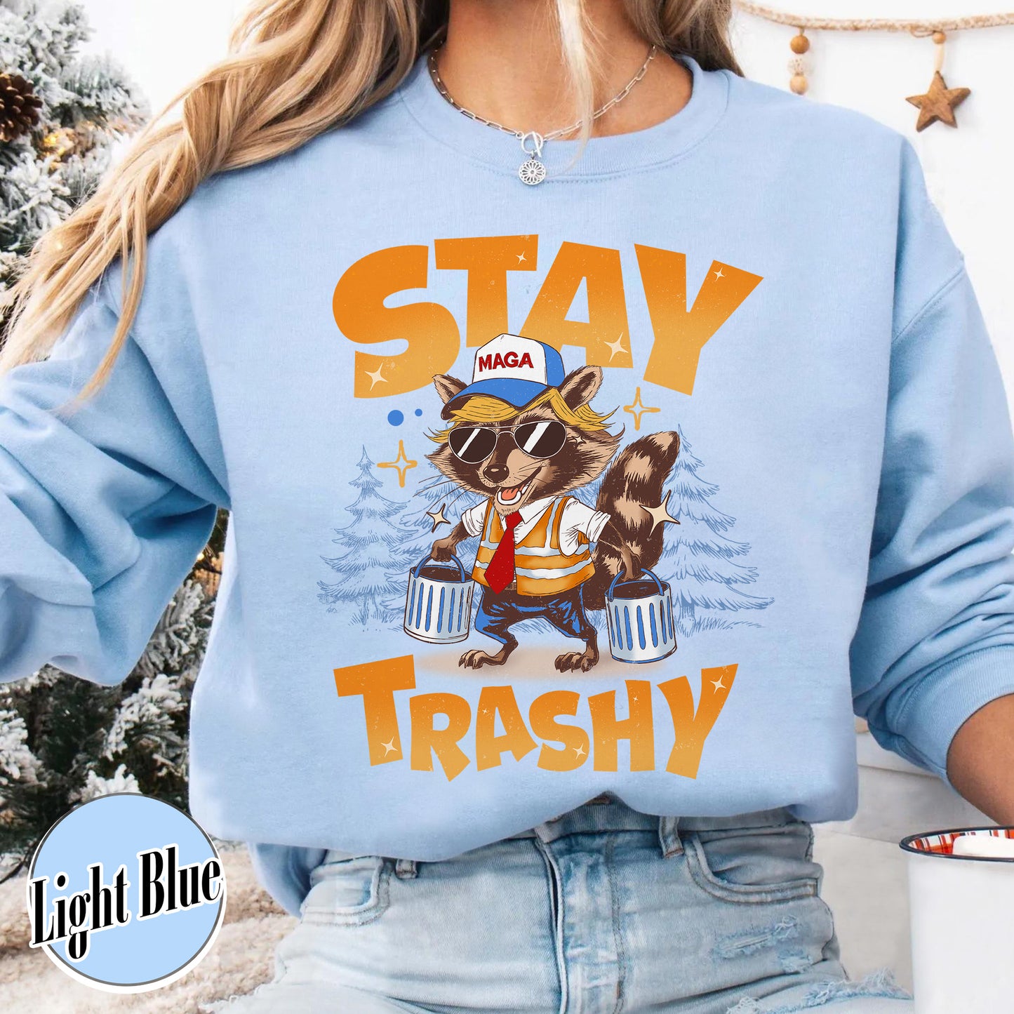 Stay Trashy Raccoon Sweatshirt, Garbage Man in Trash Truck Shirt, Raccoon Support Shirt, Time To Take Out the Garbage Shirt, Garbage Team Shirt