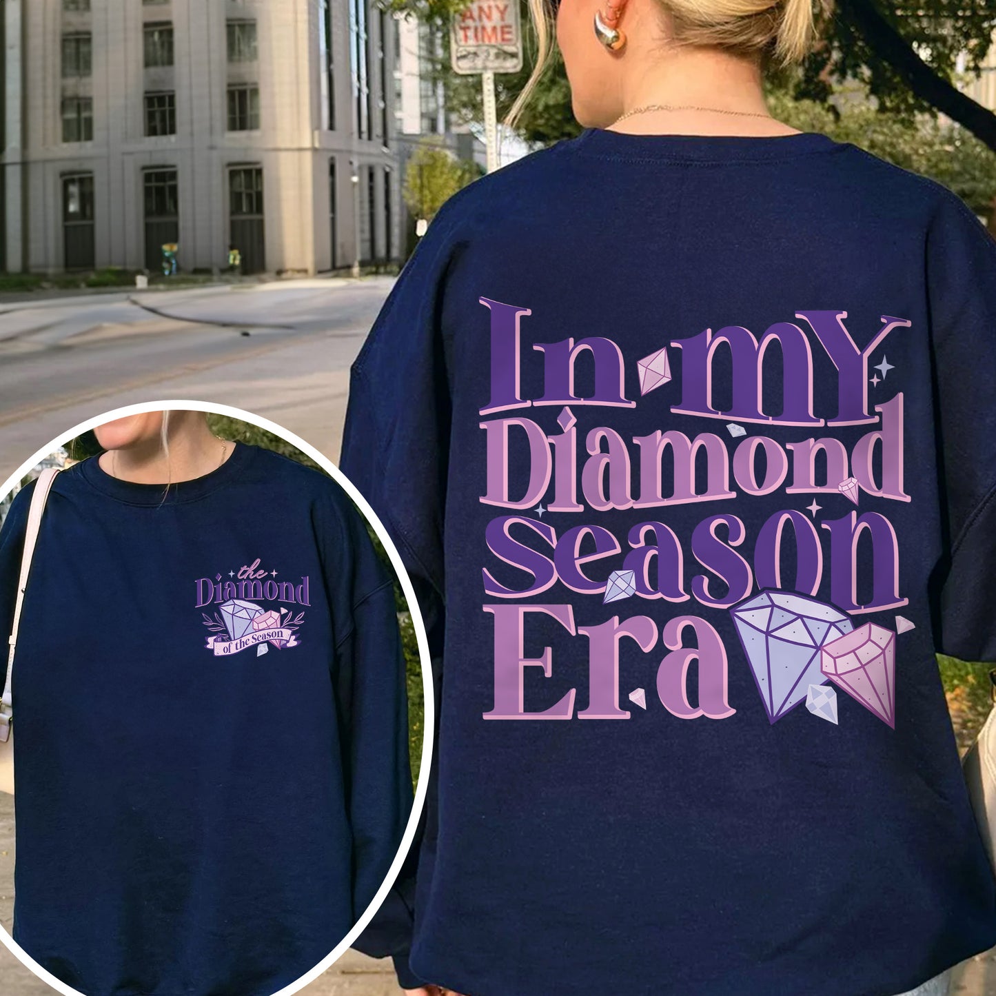 In My Diamond Season Era, Bridgerton Inspired Regency Aesthetic for Book Lover Sweatshirt