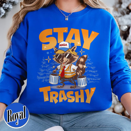 Stay Trashy Raccoon Sweatshirt, Garbage Man in Trash Truck Shirt, Raccoon Support Shirt, Time To Take Out the Garbage Shirt, Garbage Team Shirt