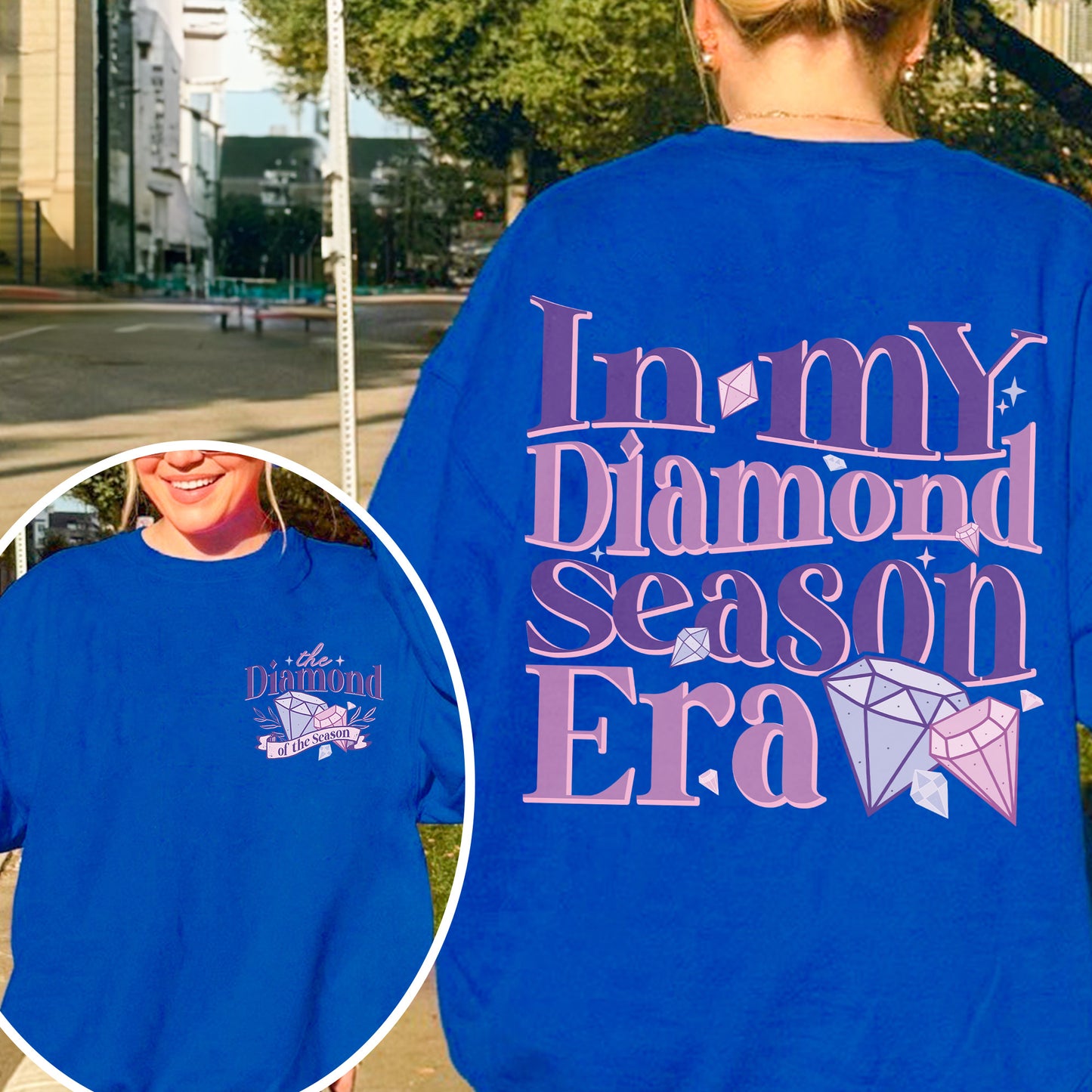 In My Diamond Season Era, Bridgerton Inspired Regency Aesthetic for Book Lover Sweatshirt
