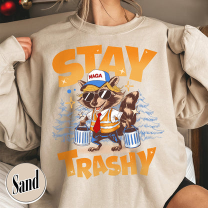 Stay Trashy Raccoon Sweatshirt, Garbage Man in Trash Truck Shirt, Raccoon Support Shirt, Time To Take Out the Garbage Shirt, Garbage Team Shirt