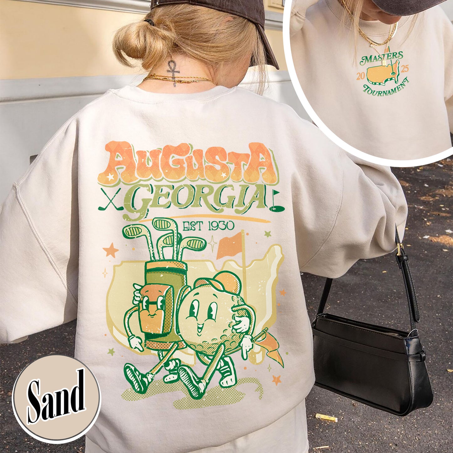The Masters Golf Sweatshirt, Masters Golf Sweatshirt, Vintage Golf Sweatshirt