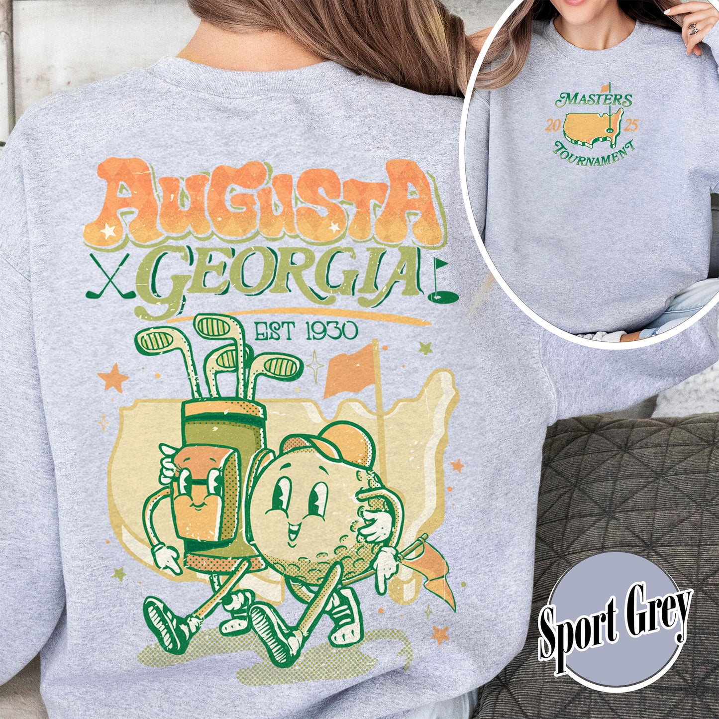 The Masters Golf Sweatshirt, Masters Golf Sweatshirt, Vintage Golf Sweatshirt