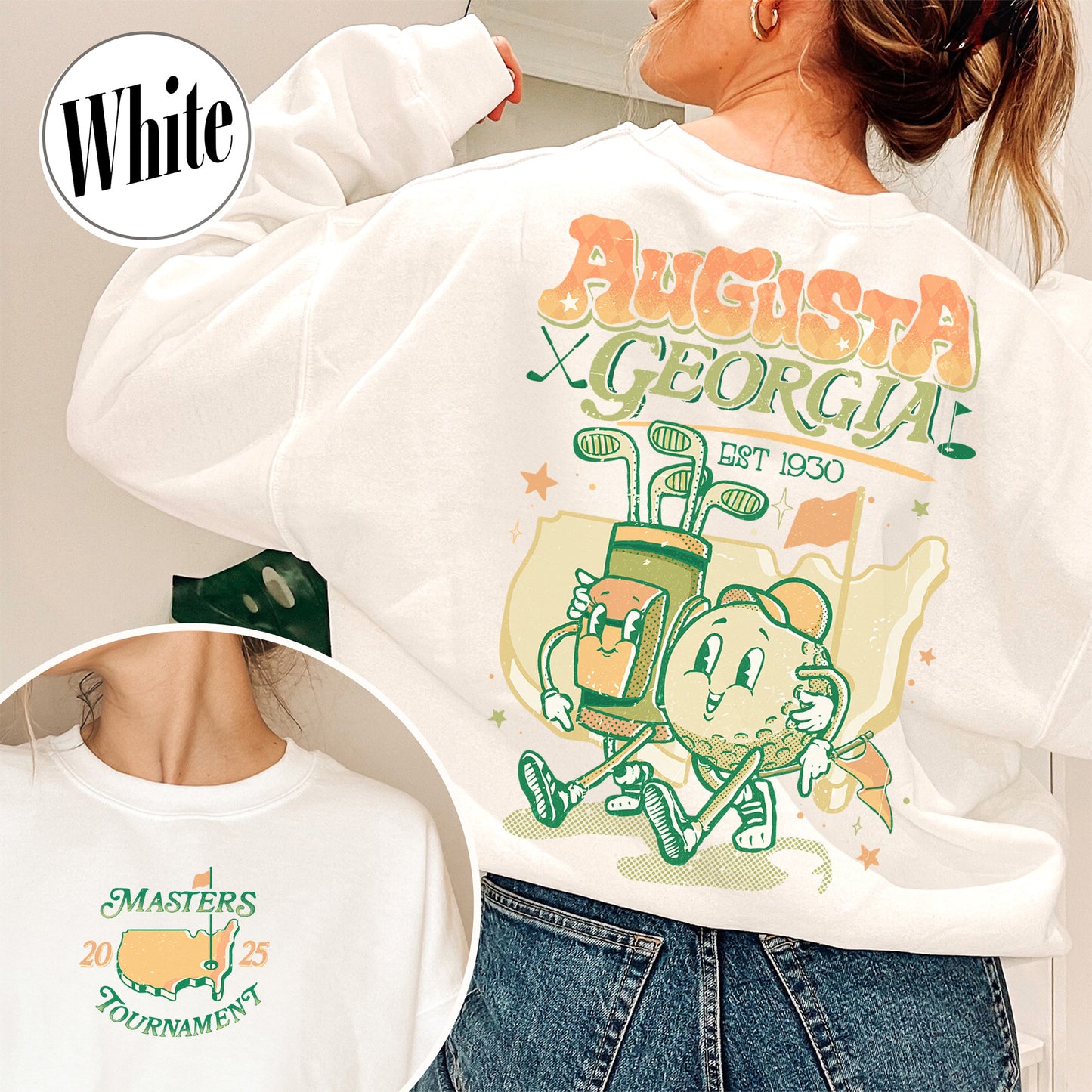 The Masters Golf Sweatshirt, Masters Golf Sweatshirt, Vintage Golf Sweatshirt
