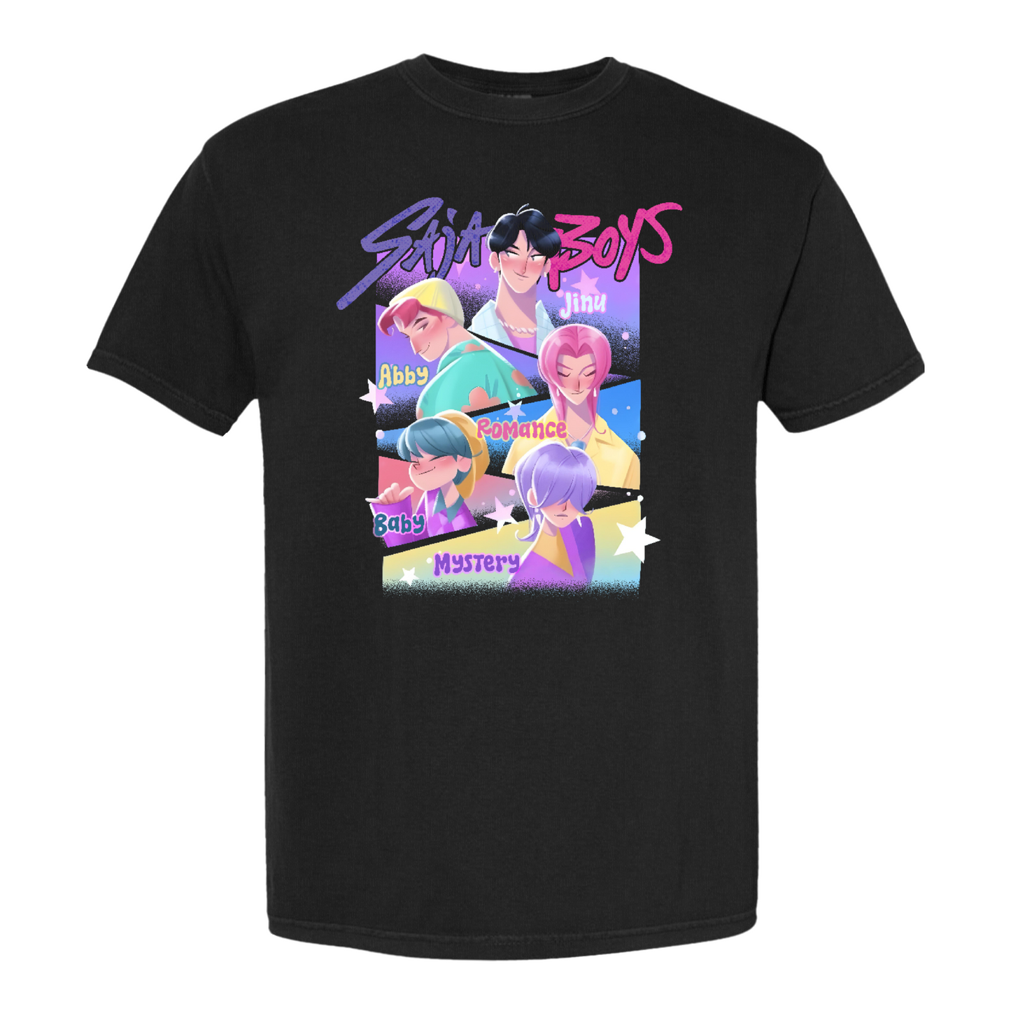 Saja Boys Boy Band Comfort Color Shirt, Demon Hunters Merch, Soda PopShirt, Cute Kpop Apparel