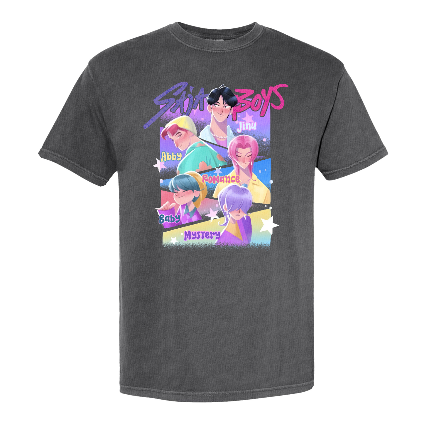 Saja Boys Boy Band Comfort Color Shirt, Demon Hunters Merch, Soda PopShirt, Cute Kpop Apparel