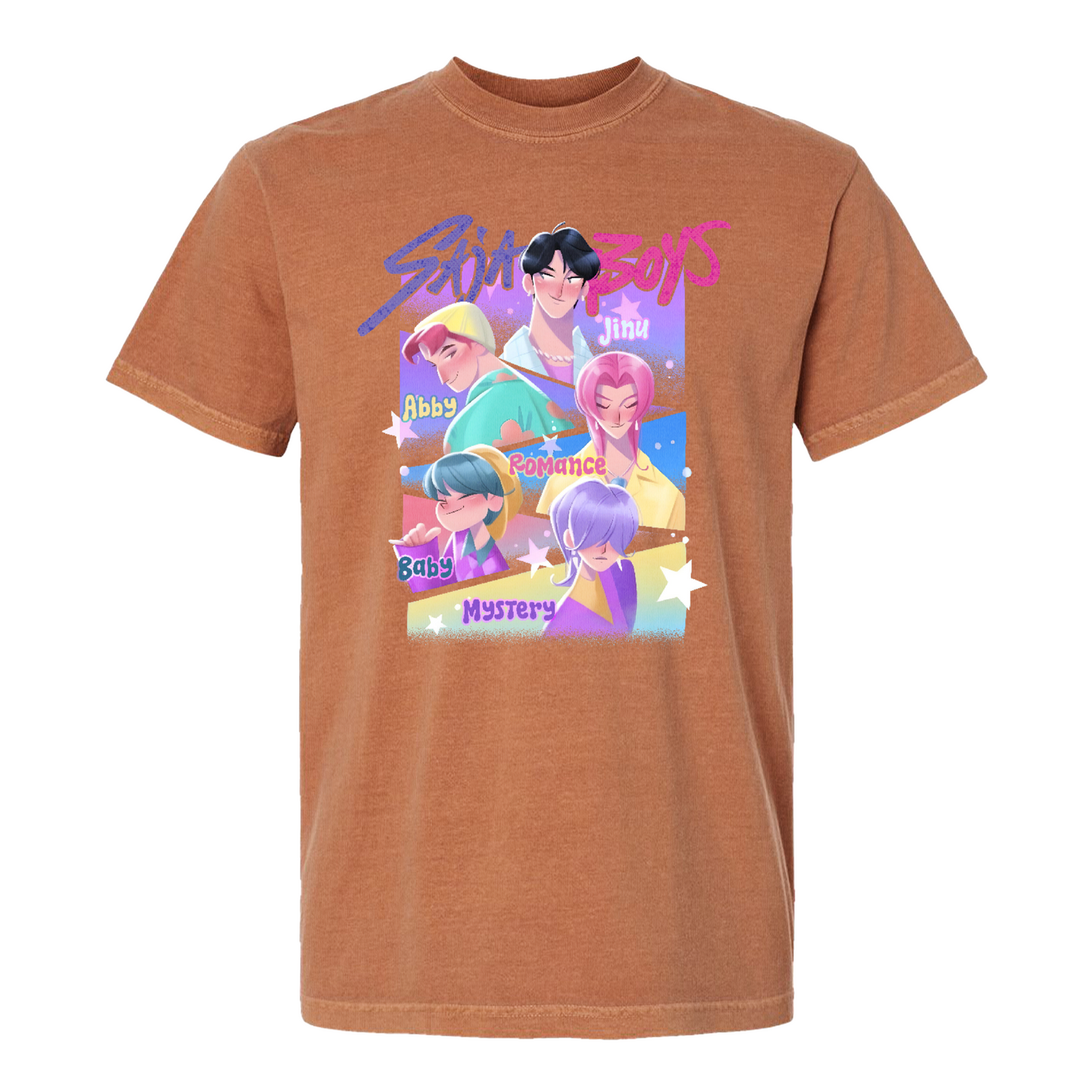 Saja Boys Boy Band Comfort Color Shirt, Demon Hunters Merch, Soda PopShirt, Cute Kpop Apparel