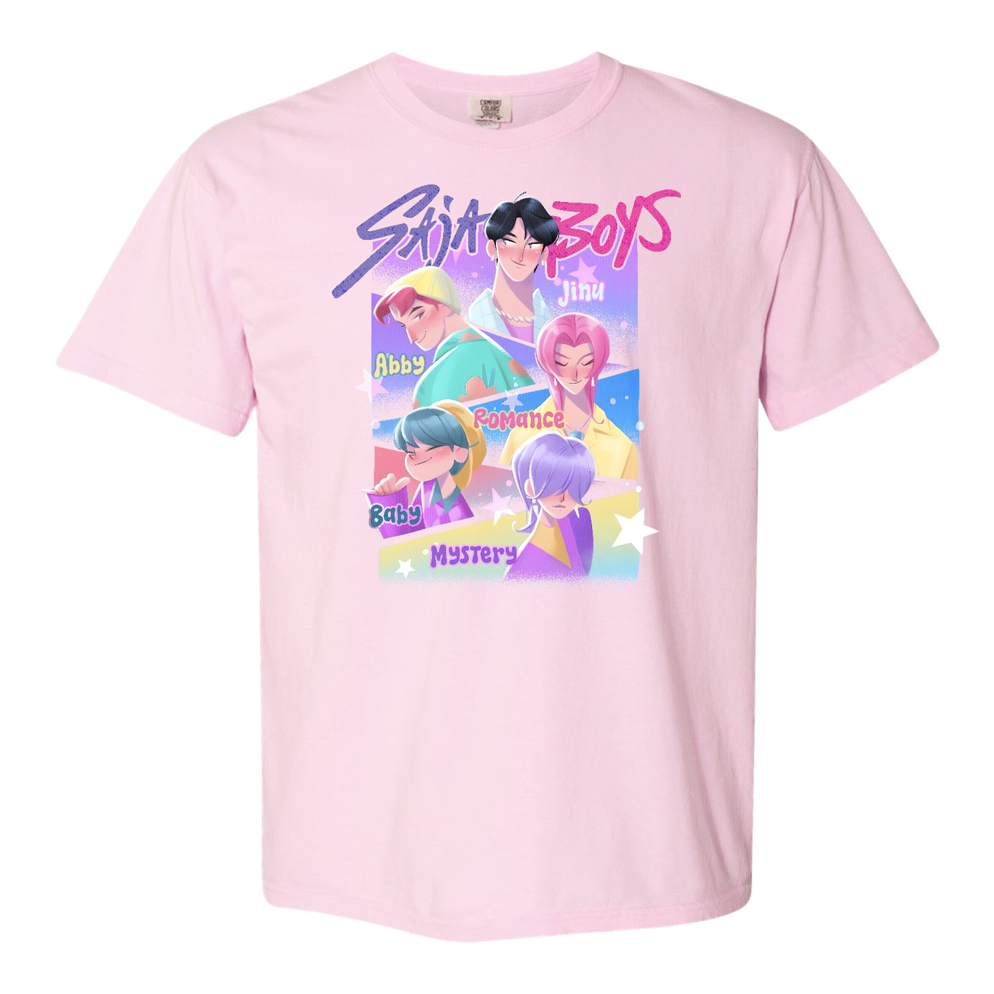 Saja Boys Boy Band Comfort Color Shirt, Demon Hunters Merch, Soda PopShirt, Cute Kpop Apparel