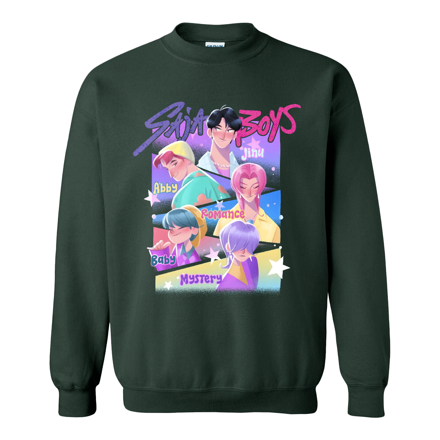 Saja Boys Boy Band Sweatshirt, Demon Hunters Merch, Soda Pop Sweatshirt, Cute Kpop Apparel