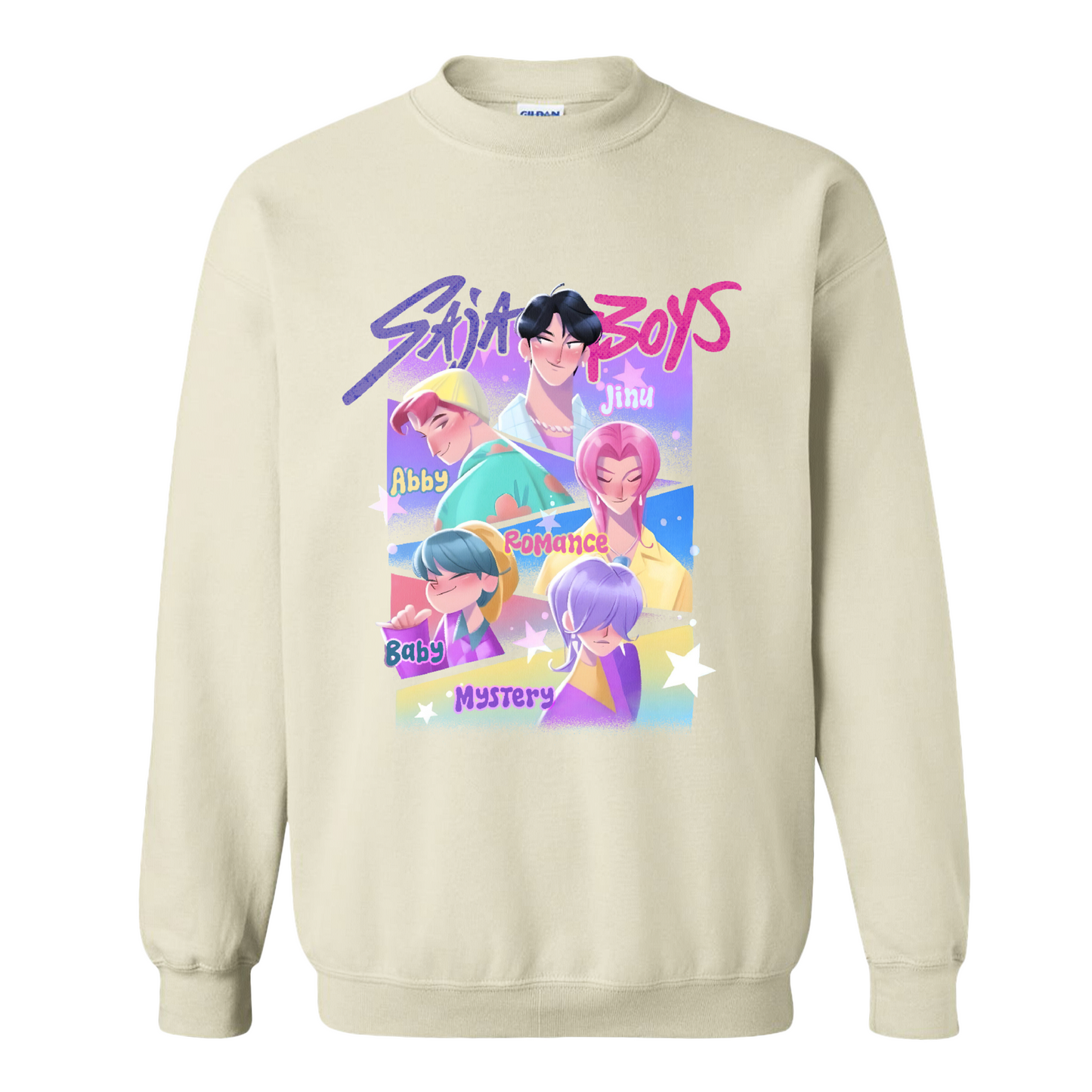 Saja Boys Boy Band Sweatshirt, Demon Hunters Merch, Soda Pop Sweatshirt, Cute Kpop Apparel